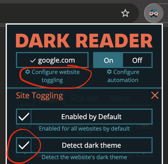 Dark Theme Detection