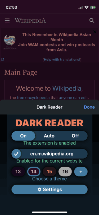 dark reader download