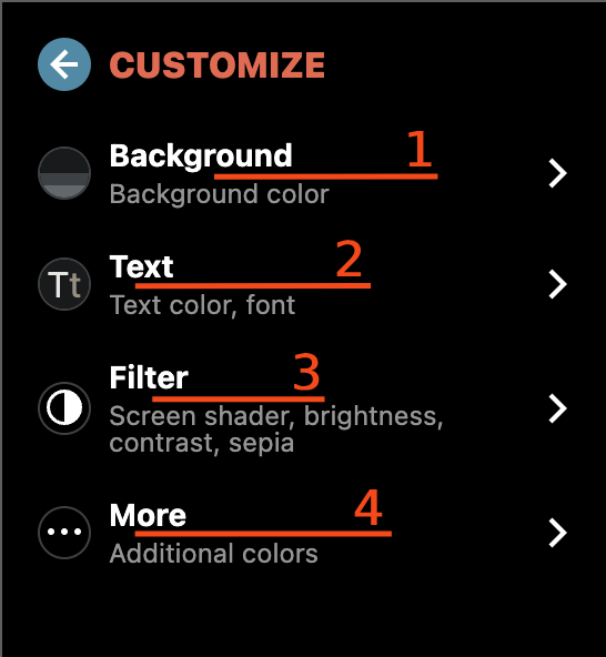 Customize your theme