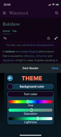 iOS custom color