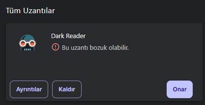 Turkish language error